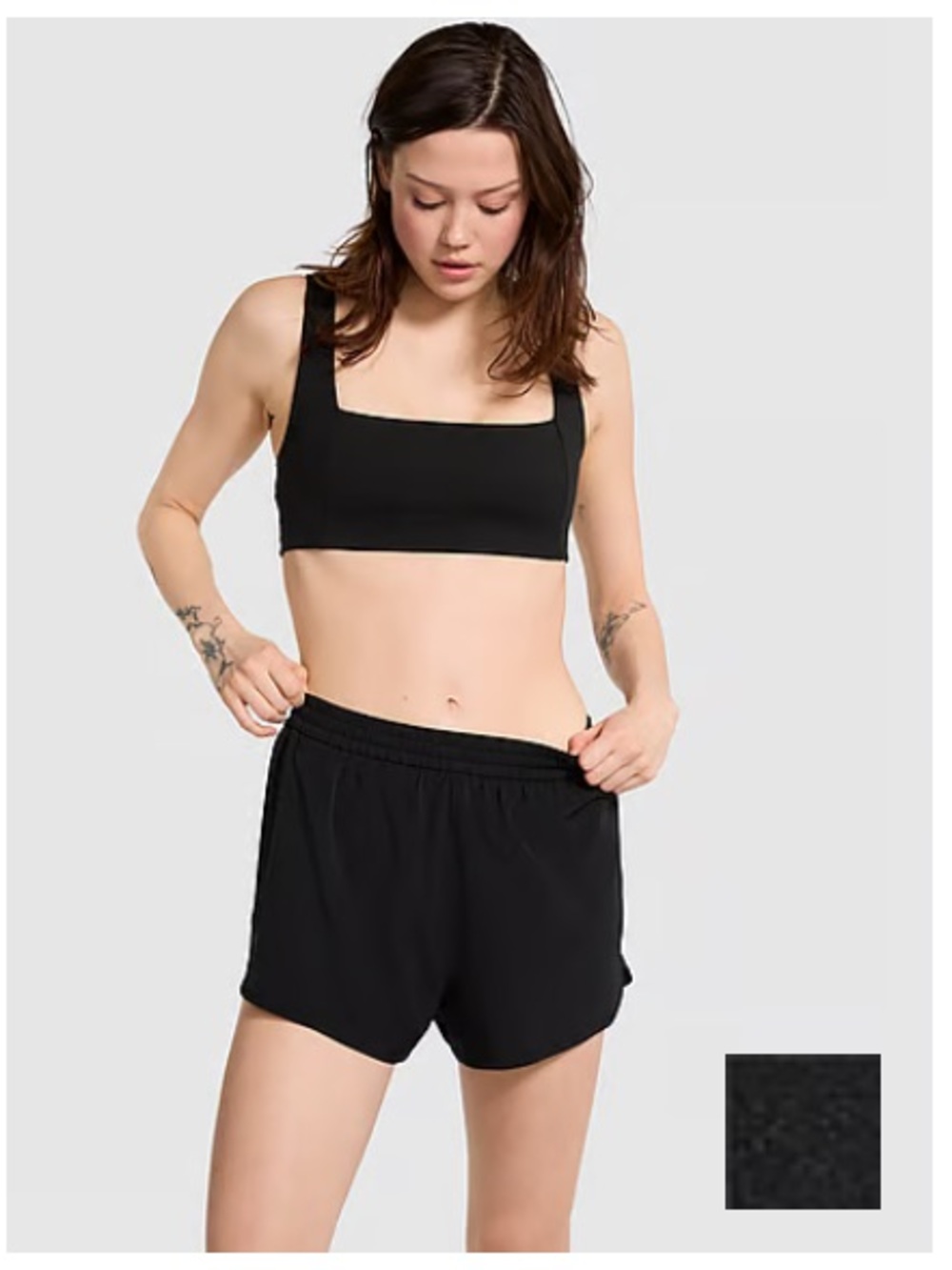 NWT Pink by Victoria’s Secret Black Athletic Shorts Sizes S & M